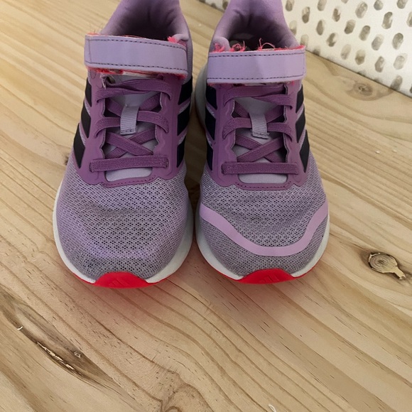 Adidas Kids' Purple and Pink Sneakers - Picture 3 of 6